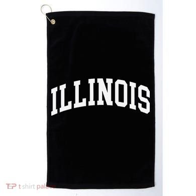 Illinois Throwback Design Classic Golf Towel