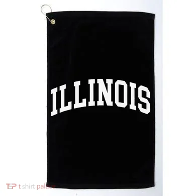 Illinois Throwback Design Classic Golf Towel
