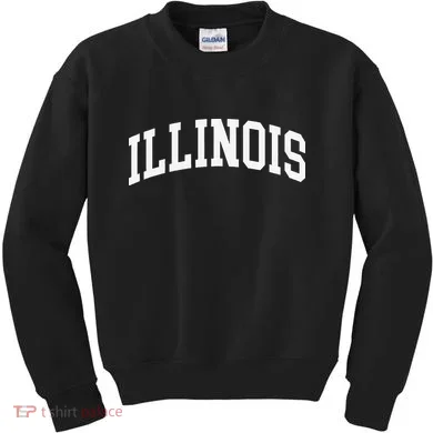 Illinois Throwback Design Classic Kids Sweatshirt