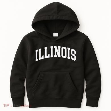 Illinois Throwback Design Classic Kids Hoodie