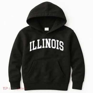 Illinois Throwback Design Classic Kids Hoodie