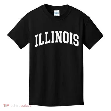 Illinois Throwback Design Classic Kids T-Shirt