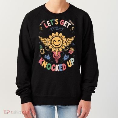 Ivf Transfer Day Infertility LetS Get That Knocked Up Women's Sweatshirt