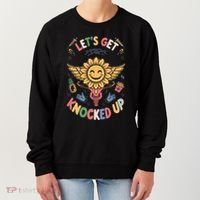 Ivf Transfer Day Infertility LetS Get That Knocked Up Women's Sweatshirt thumb 0