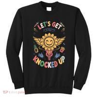 Ivf Transfer Day Infertility LetS Get That Knocked Up Sweatshirt thumb 0