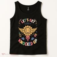 Ivf Transfer Day Infertility LetS Get That Knocked Up Tank Top thumb 2