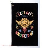 Ivf Transfer Day Infertility LetS Get That Knocked Up Golf Towel thumb 0