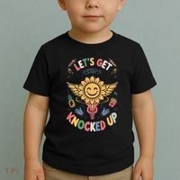 Ivf Transfer Day Infertility LetS Get That Knocked Up Toddler T-Shirt thumb 2