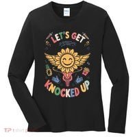 Ivf Transfer Day Infertility LetS Get That Knocked Up Women's Long Sleeve Shirt thumb 0