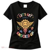 Ivf Transfer Day Infertility LetS Get That Knocked Up Women's T-Shirt thumb 0