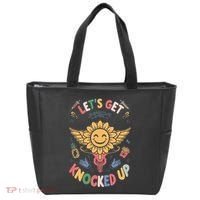 Ivf Transfer Day Infertility LetS Get That Knocked Up Tote Bag thumb 0