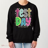 Its Test Day Preppy Teacher Dont Stress Do Your Best Women's Sweatshirt thumb 0