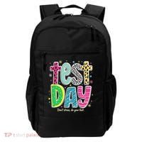Its Test Day Preppy Teacher Dont Stress Do Your Best Backpack thumb 0