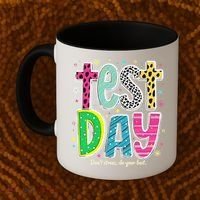 Its Test Day Preppy Teacher Dont Stress Do Your Best Coffee Mug thumb 2