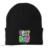 Its Test Day Preppy Teacher Dont Stress Do Your Best Beanie thumb 0