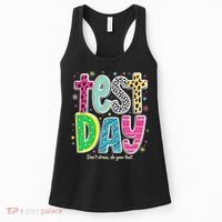 Its Test Day Preppy Teacher Dont Stress Do Your Best Women's Tank Top thumb 0