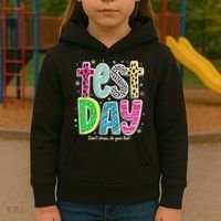 Its Test Day Preppy Teacher Dont Stress Do Your Best Kids Hoodie thumb 3