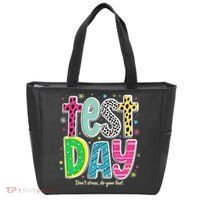 Its Test Day Preppy Teacher Dont Stress Do Your Best Tote Bag thumb 0