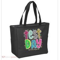 Its Test Day Preppy Teacher Dont Stress Do Your Best Tote Bag thumb 2