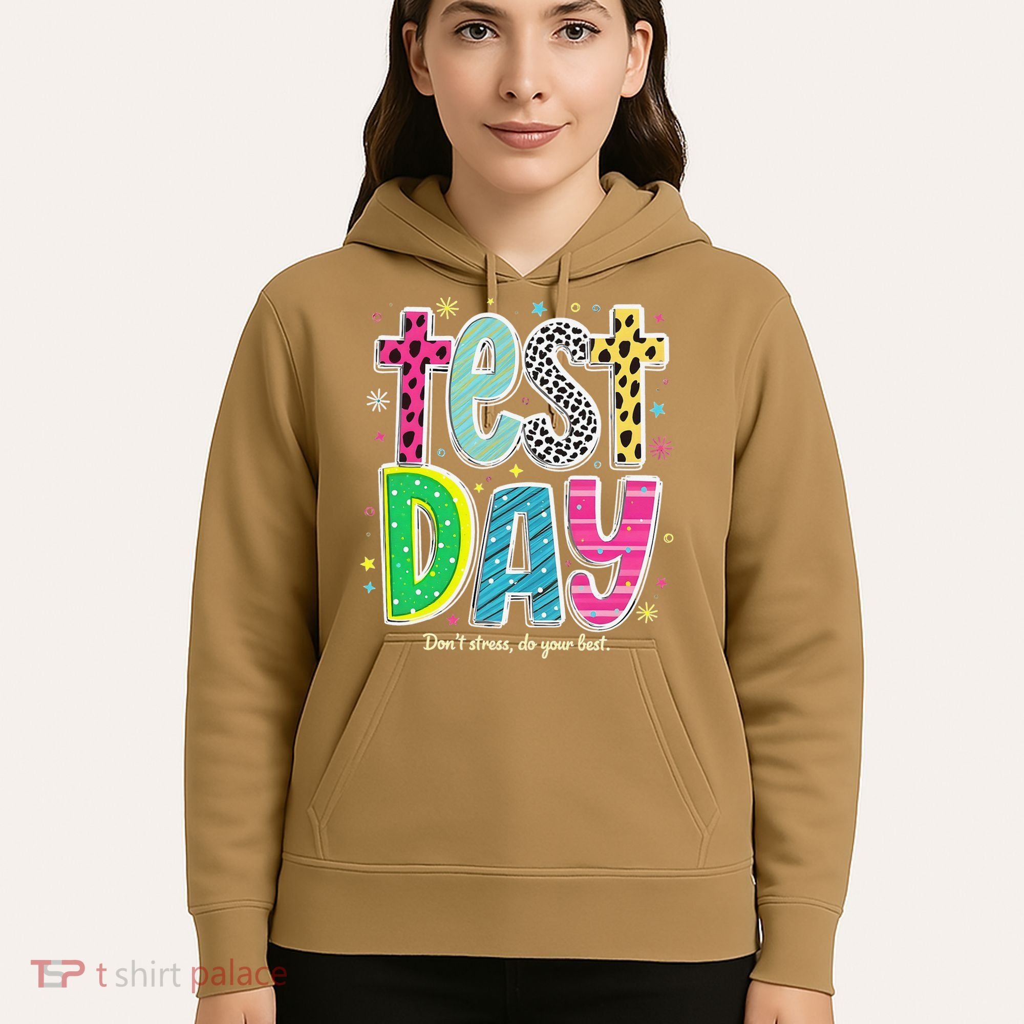 Its Test Day Preppy Teacher Dont Stress Do Your Best Hoodie