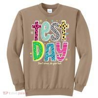 Its Test Day Preppy Teacher Dont Stress Do Your Best Sweatshirt thumb 0