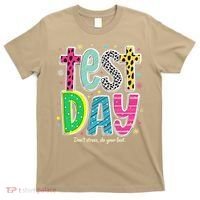 Its Test Day Preppy Teacher Dont Stress Do Your Best T-Shirt thumb 0