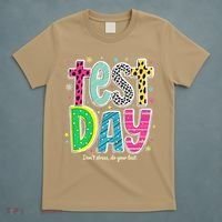 Its Test Day Preppy Teacher Dont Stress Do Your Best T-Shirt thumb 5