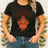I'm The Daddy Turkey Festive Thanksgiving Women's T-Shirt thumb 2