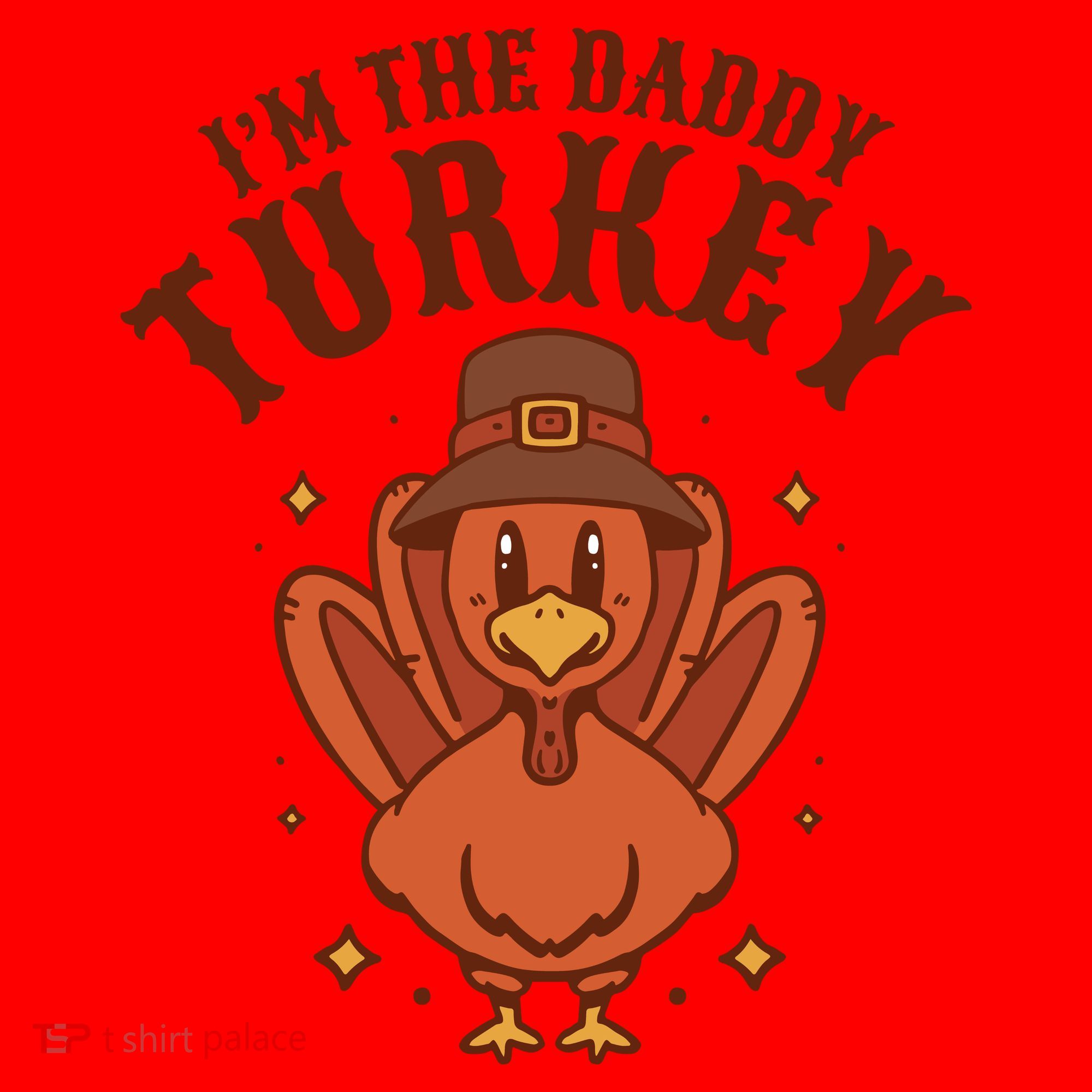 I'm The Daddy Turkey Festive Thanksgiving Santa Hat