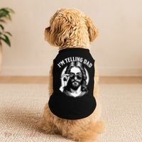 IM Telling Dad Funny Religious Christian Jesus Meme Doggie Tank thumb 2