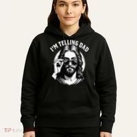 IM Telling Dad Funny Religious Christian Jesus Meme Hoodie thumb 5