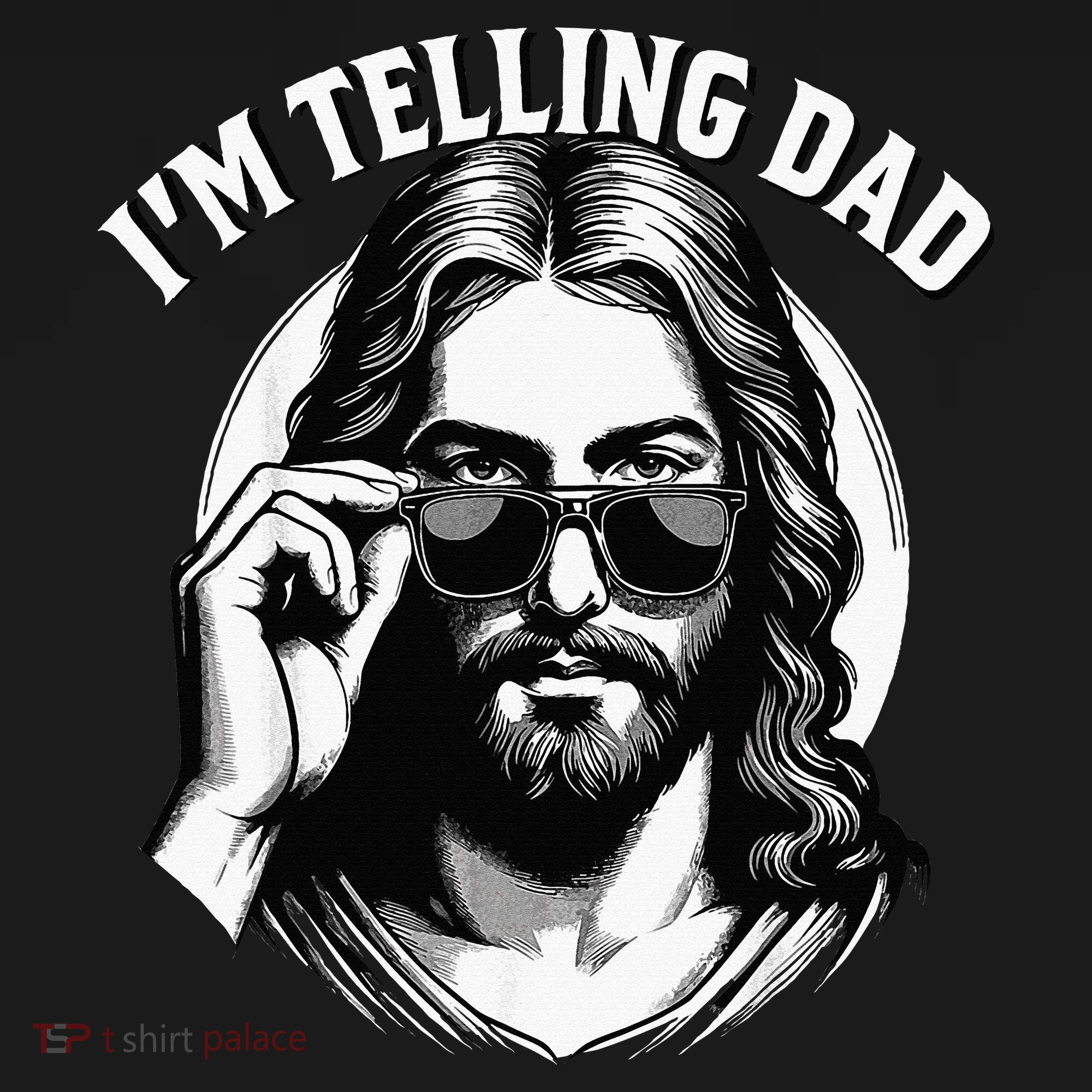 IM Telling Dad Funny Religious Christian Jesus Meme Sweatshirt