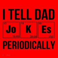 I Tell Dad Jokes Periodically Santa Hat thumb 1