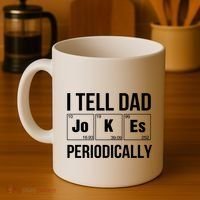 I Tell Dad Jokes Periodically Coffee Mug thumb 4