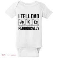 I Tell Dad Jokes Periodically Baby Bodysuit thumb 0