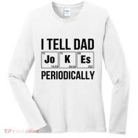 I Tell Dad Jokes Periodically Women's Long Sleeve Shirt thumb 0