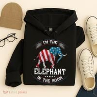 Im The Elephant In The Room Republica Conservative Hoodie thumb 4