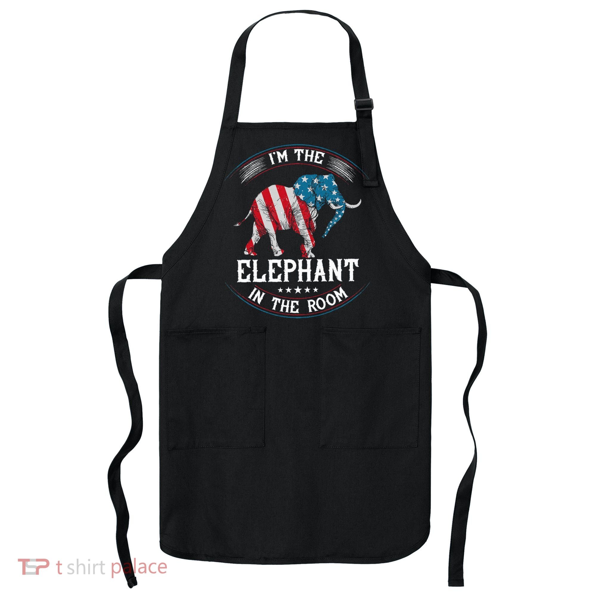 Im The Elephant In The Room Republica Conservative Apron