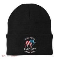 Im The Elephant In The Room Republica Conservative Beanie thumb 0