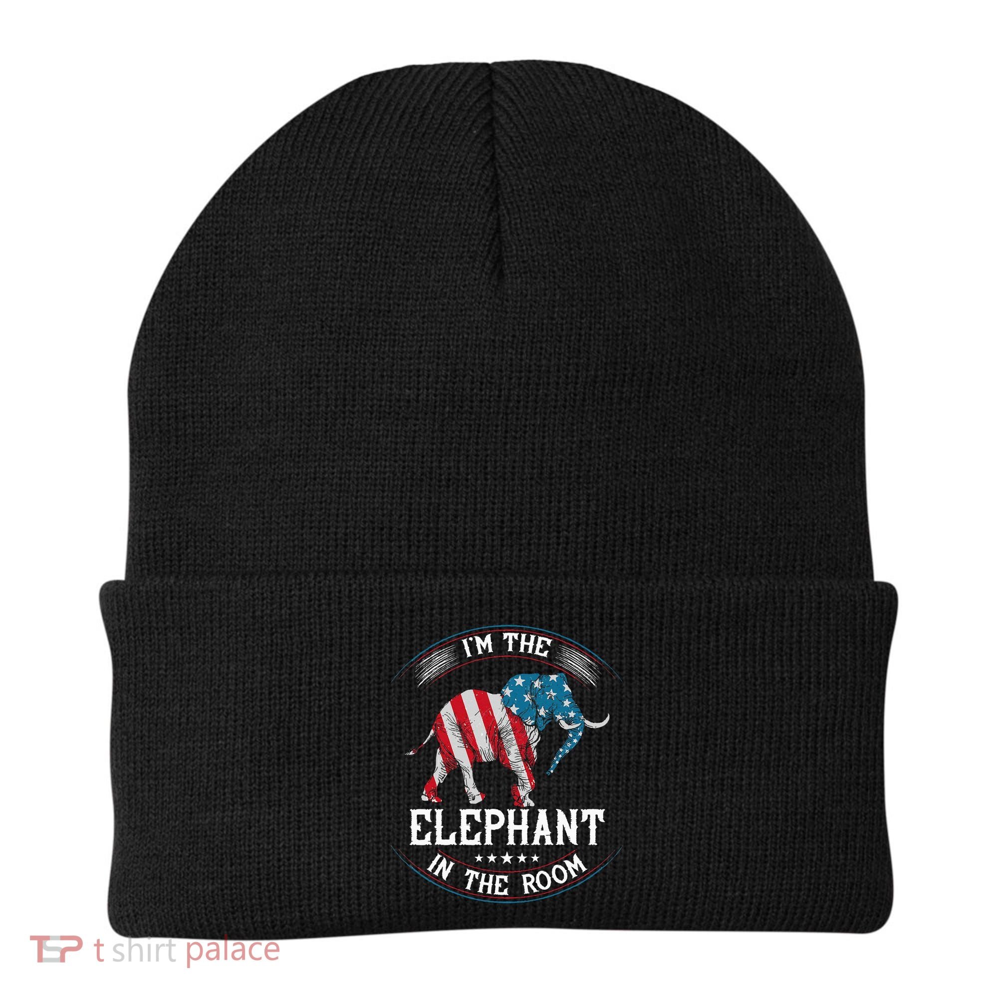 Im The Elephant In The Room Republica Conservative Beanie