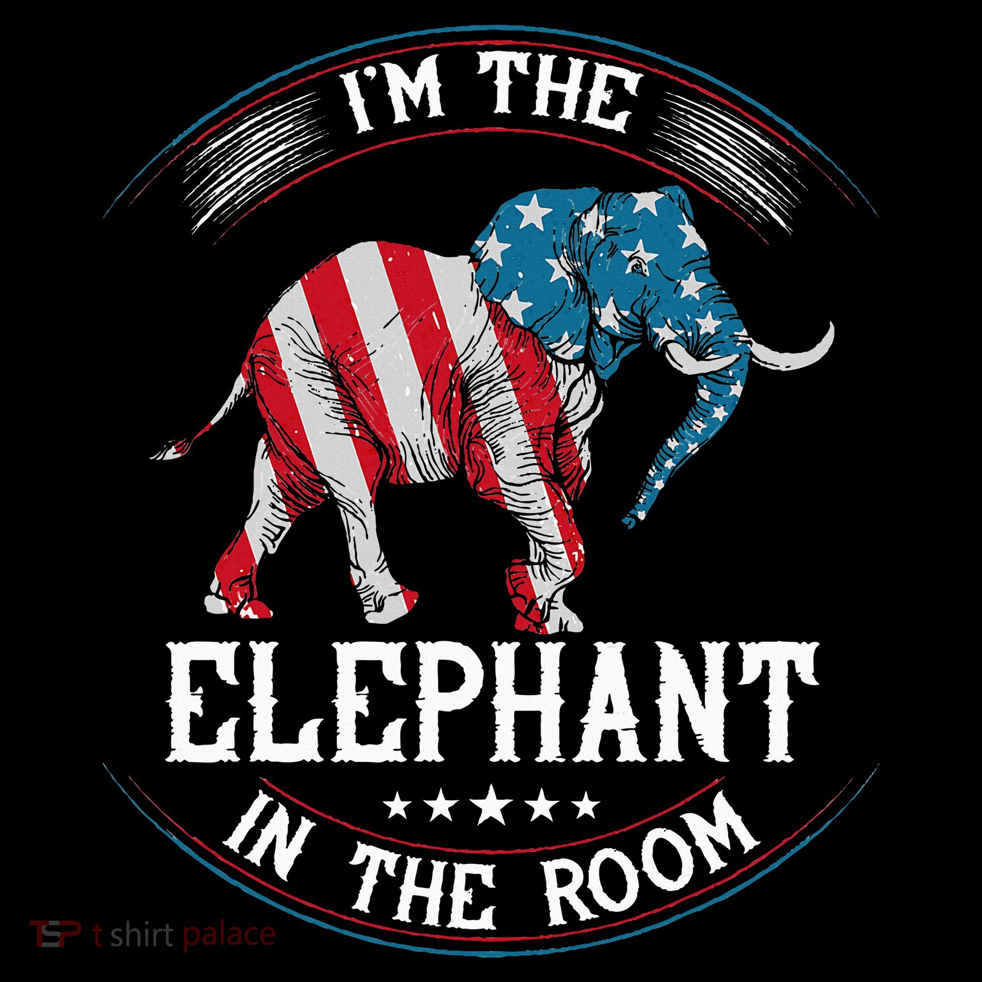 Im The Elephant In The Room Republica Conservative Women's Hoodie