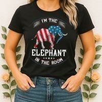 Im The Elephant In The Room Republica Conservative Women's T-Shirt thumb 2