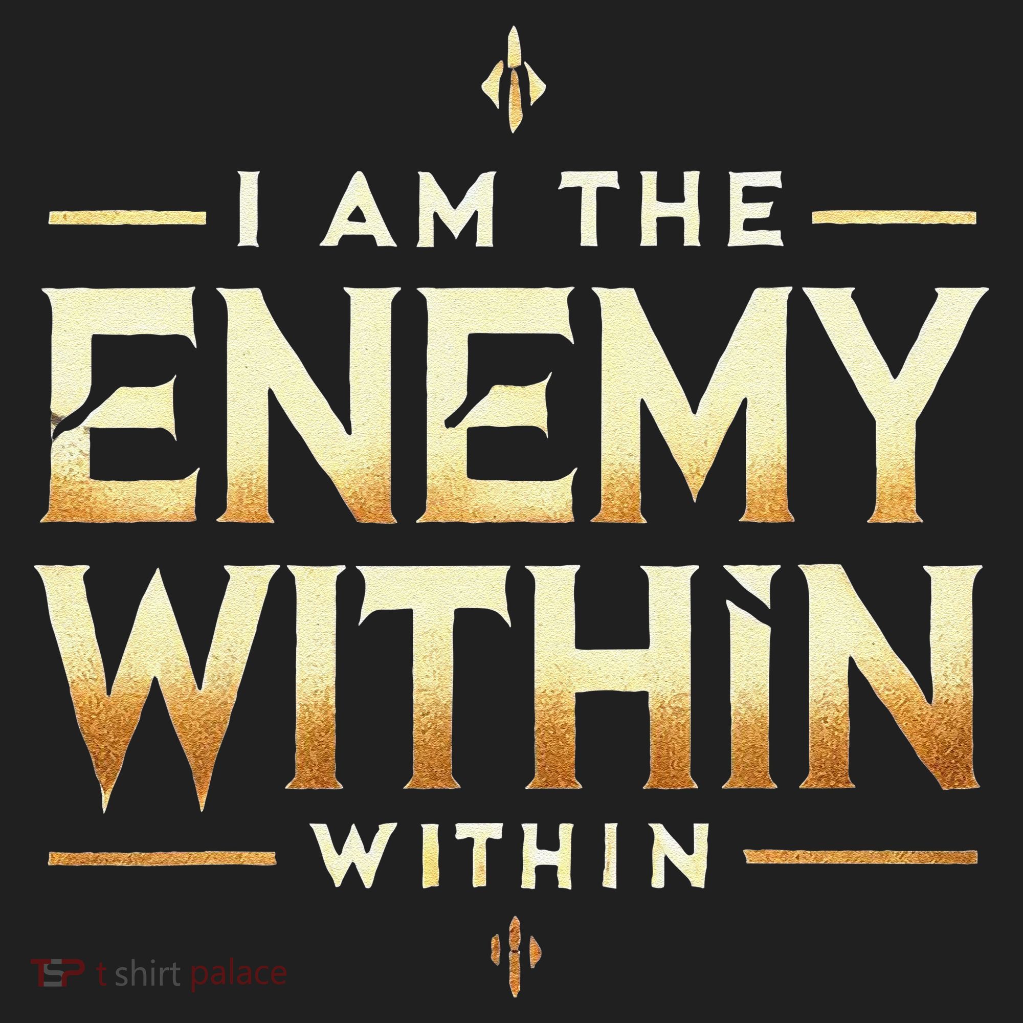 I´M The Enemy Within Bold Motivational Statement Hat