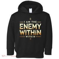 I´M The Enemy Within Bold Motivational Statement Toddler Hoodie thumb 0
