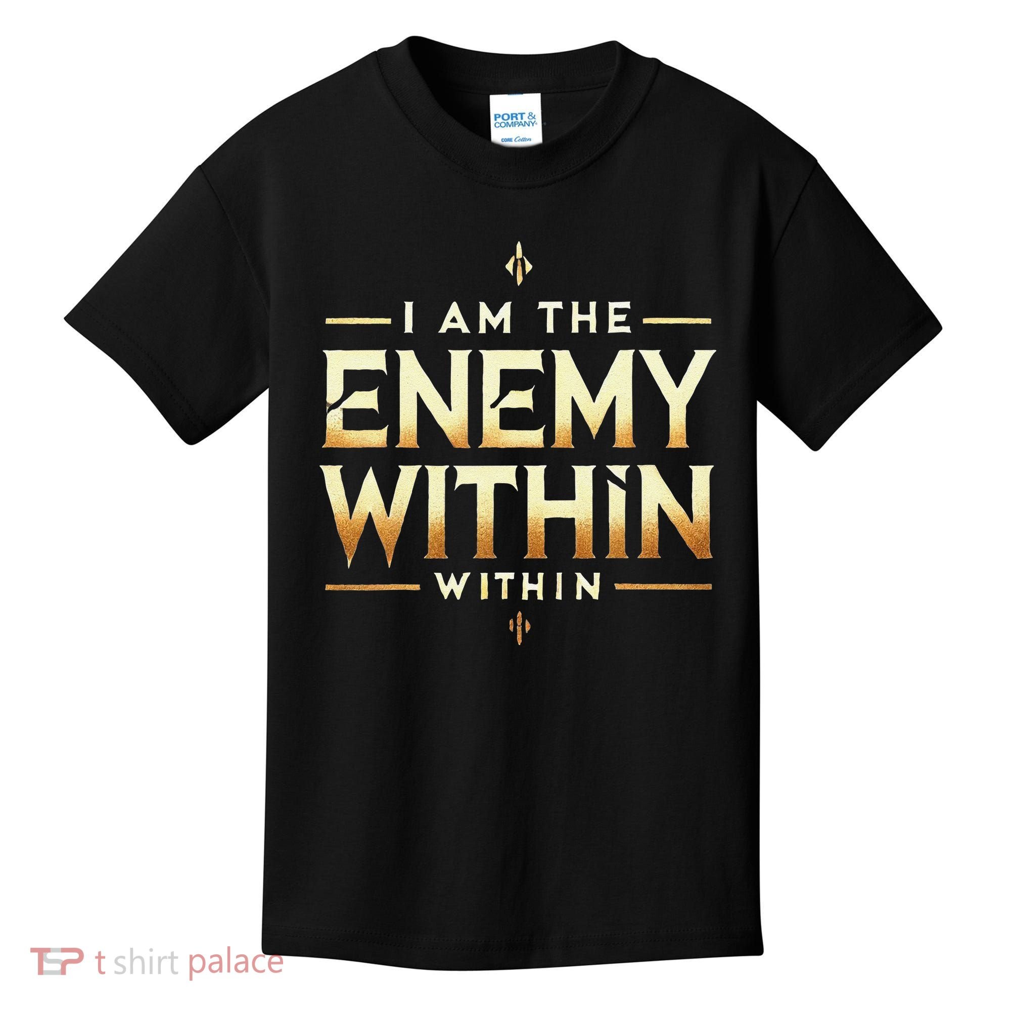I´M The Enemy Within Bold Motivational Statement Kids T-Shirt