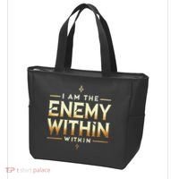 I´M The Enemy Within Bold Motivational Statement Tote Bag thumb 3