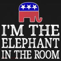 I'm The Elephant In The Room Republican Conservative Backpack thumb 2
