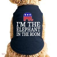 I'm The Elephant In The Room Republican Conservative Doggie Tank thumb 0