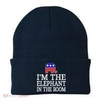 I'm The Elephant In The Room Republican Conservative Beanie thumb 0
