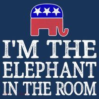 I'm The Elephant In The Room Republican Conservative Coaster thumb 2